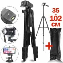 Штатив тренога для камеры и телефона Tripod 3120 (35-102 см) с непромокаемым чехлом Штатив тренога для камеры и телефона Tripod 3120 (35-102 см) с непромокаемым чехлом