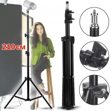 Штатив для светодиодной лампы 210 см SELFIE RING RL-STAND Черный Профессиональный Штатив для светодиодной лампы 210 см SELFIE RING RL-STAND Черный Профессиональный