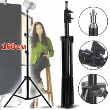 Штатив для светодиодной лампы 160 см SELFIE RING RL-STAND Черный Профессиональный Штатив для светодиодной лампы 160 см SELFIE RING RL-STAND Черный Профессиональный