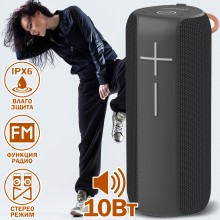 Колонка Hopestar P14 Pro Чёрная Беспроводная портативная Музыкальная акустическая Bluetooth система с влагозащитой до 4 часов работы Колонка Hopestar P14 Pro Чёрная Беспроводная портативная Музыкальная акустическая Bluetooth система с влагозащитой до 4 часов работы