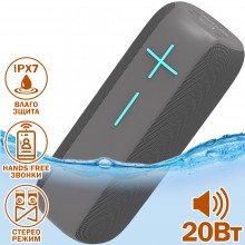 Колонка Hopestar P15 Pro Серая Беспроводная Bluetooth портативная акустическая система с влагозащитой микрофоном SD TWS Колонка Hopestar P15 Pro Серая Беспроводная Bluetooth портативная акустическая система с влагозащитой микрофоном SD TWS