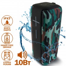 Колонка Hopestar P15 Камуфляжная Беспроводная Bluetooth портативная акустическая система с влагозащитой микрофоном для компьютера телефона Колонка Hopestar P15 Камуфляжная Беспроводная Bluetooth портативная акустическая система с влагозащитой микрофоном для компьютера телефона