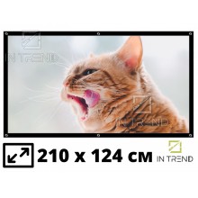 Экран для проектора PROJECTOR SCREEN 70'' 210 х 124 см Проекционный Экран в тубусе Экран для проектора PROJECTOR SCREEN 70'' 210 х 124 см Проекционный Экран в тубусе