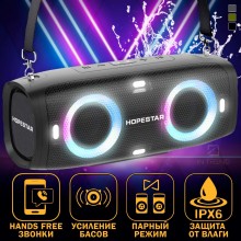 Колонка Hopestar А6 Party Серая Беспроводная музыкальная переносная акустическая система Bluetooth с подсветкой басом и сабвуфером Колонка Hopestar А6 Party Серая Беспроводная музыкальная переносная акустическая система Bluetooth с подсветкой басом и сабвуфером