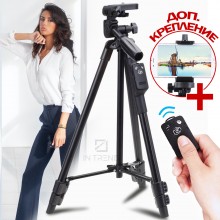 Штатив VCT 5208 Original Чёрный монопод с пультом управления чехлом Штатив VCT 5208 Original Чёрный монопод с пультом управления чехлом