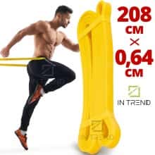 Эспандер петля Training Resist Жёлтый - резинка для спорта и подтягиваний 6,4 мм Эспандер петля Training Resist Жёлтый - резинка для спорта и подтягиваний 6,4 мм