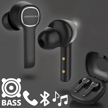Беспроводные наушники Hopestar S12 Чёрные для телефона ноутбука с влагозащитой IPX4 и шумоподавлением Беспроводные наушники Hopestar S12 Чёрные для телефона ноутбука с влагозащитой IPX4 и шумоподавлением