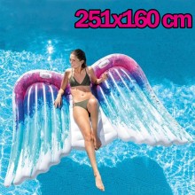 Надувной матрас для плавания и отдыха Крылья ангела Intex 251 см х 160 см для пляжа и бассейна Надувной матрас для плавания и отдыха Крылья ангела Intex 251 см х 160 см для пляжа и бассейна