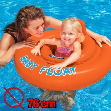 Надувной круг для плавания Intex 76 см детские водные ходунки от 1 до 2 лет Надувной круг для плавания Intex 76 см детские водные ходунки от 1 до 2 лет