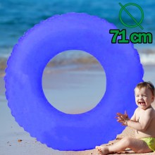 Надувной круг для плавания Неон Intex 71 см Синий детские водные ходунки от 1 до 2 лет Надувной круг для плавания Неон Intex 71 см Синий детские водные ходунки от 1 до 2 лет