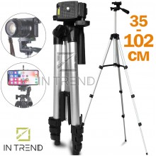 Штатив тренога для телефона камеры Tripod 3110 Чёрный 35-102 см для профессиональной сьёмки Штатив тренога для телефона камеры Tripod 3110 Чёрный 35-102 см для профессиональной сьёмки