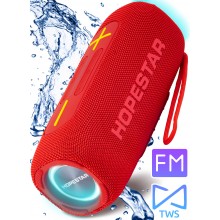 Портативная беспроводная колонка Hopestar Р32 Красный акустическая совместима с любым устройством Bluetooth - Переносная Музыкальная система со встроенным сабвуфером и светом Портативная беспроводная колонка Hopestar Р32 Красный акустическая совместима с любым устройством Bluetooth - Переносная Музыкальная система со встроенным сабвуфером и светом