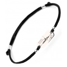Серебряный браслет Символы Украины Family Tree Jewelry с пластиной черный на шелковой нити регулируется родированный для мужчин и женщин Серебряный браслет Символы Украины Family Tree Jewelry с пластиной черный на шелковой нити регулируется родированный для мужчин и женщин