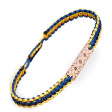 Серебряный браслет вышиванка символы Украины Family Tree Jewelry позолоченая Пластинка «Орнамент Растительный» на шелковой нити регулируется родированный для женщин и мужчин Серебряный браслет вышиванка символы Украины Family Tree Jewelry позолоченая Пластинка «Орнамент Растительный» на шелковой нити регулируется родированный для женщин и мужчин
