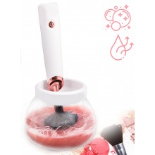Электрический очиститель косметических кистей для макияжа MAKE UP BRUSH CLEANER Белый Универсальный чистка+сушка Электрический очиститель косметических кистей для макияжа MAKE UP BRUSH CLEANER Белый Универсальный чистка+сушка
