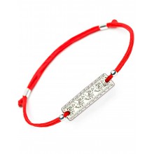 Серебряный браслет Family Tree Jewelry Вышиванка на шнурке красная шелковая нить «Николаевская область» регулируеться родированное серебро Серебряный браслет Family Tree Jewelry Вышиванка на шнурке красная шелковая нить «Николаевская область» регулируеться родированное серебро