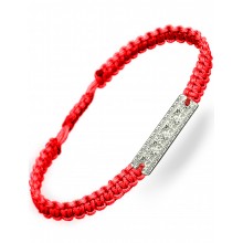 Серебряный браслет плетеный шамбала Family Tree Jewelry Вышиванка красная шелковая нить «Николаевская область» регулируеться родированное серебро Серебряный браслет плетеный шамбала Family Tree Jewelry Вышиванка красная шелковая нить «Николаевская область» регулируеться родированное серебро