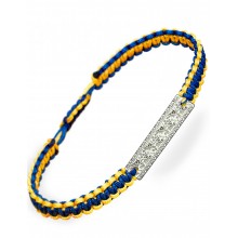 Серебряный браслет шамбала плетеный Family Tree Jewelry Вышиванка шелковая нить жёлто-синяя «Николаев» регулируеться родированное серебро Серебряный браслет шамбала плетеный Family Tree Jewelry Вышиванка шелковая нить жёлто-синяя «Николаев» регулируеться родированное серебро