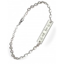 Серебряный браслет Family Tree Jewelry Вышиванка «Херсон» на цепочке регулируеться родированное серебро Серебряный браслет Family Tree Jewelry Вышиванка «Херсон» на цепочке регулируеться родированное серебро