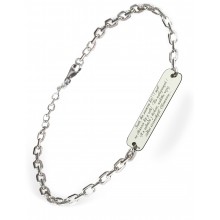 Серебряный браслет Family Tree Jewelry на цепочке «Знай, ти можеш все!» регулируеться родированное серебро Серебряный браслет Family Tree Jewelry на цепочке «Знай, ти можеш все!» регулируеться родированное серебро