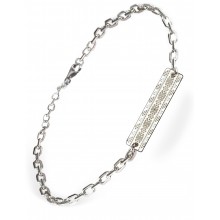 Серебряный браслет Family Tree Jewelry Вышиванка на цепочке «Полтавская область» регулируеться родированное серебро Серебряный браслет Family Tree Jewelry Вышиванка на цепочке «Полтавская область» регулируеться родированное серебро