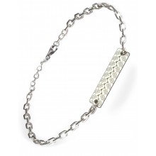 Серебряный браслет Family Tree Jewelry Вышиванка на цепочке «Сумская область» регулируеться родированное серебро Серебряный браслет Family Tree Jewelry Вышиванка на цепочке «Сумская область» регулируеться родированное серебро