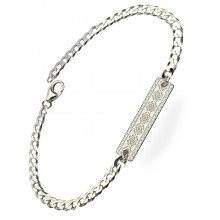 Серебряный браслет Family Tree Jewelry Вышиванка на цепочке «Запорожье» для него регулируеться родированное серебро Серебряный браслет Family Tree Jewelry Вышиванка на цепочке «Запорожье» для него регулируеться родированное серебро