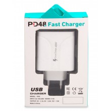 Блок питания POWER Quick Charge 3.0 Белый компактное зарядное устройство с 4 USB выходами сетевой адаптер ЮСБ в обычную розетку Блок питания POWER Quick Charge 3.0 Белый компактное зарядное устройство с 4 USB выходами сетевой адаптер ЮСБ в обычную розетку
