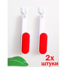 Щётка для удаления очистки катышек и шерсти животных с тканей ковров одежды Белая 2 штуки Универсальная Щётка для удаления очистки катышек и шерсти животных с тканей ковров одежды Белая 2 штуки Универсальная