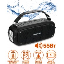 Колонка Hopestar A20 Чёрная Беспроводная переносная влагозащищенная акустическая система Bluetooth со сабвуфером Колонка Hopestar A20 Чёрная Беспроводная переносная влагозащищенная акустическая система Bluetooth со сабвуфером