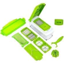 Овощерезка мультислайсер Nicer Dicer Plus Зелёная терка измельчитель для овощей и фруктов Овощерезка мультислайсер Nicer Dicer Plus Зелёная терка измельчитель для овощей и фруктов