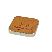 Беспроводная зарядка WoodbooD Wireless Charge Standart Silver Беспроводная зарядка WoodbooD Wireless Charge Standart Silver