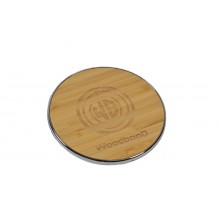 Беспроводная зарядка WoodbooD Wireless Charge Smart Silver Беспроводная зарядка WoodbooD Wireless Charge Smart Silver