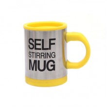 Чашка-мешалка Self Stirring Mug 350 мл Yellow Чашка-мешалка Self Stirring Mug 350 мл Yellow
