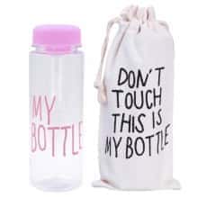 Бутылка для воды My Bottle с чехлом 500 мл Розовая Бутылка для воды My Bottle с чехлом 500 мл Розовая