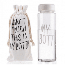 Бутылка для воды My Bottle с чехлом 500 мл Белая Бутылка для воды My Bottle с чехлом 500 мл Белая