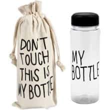 Бутылка для воды My Bottle с чехлом 500 мл Черная Бутылка для воды My Bottle с чехлом 500 мл Черная