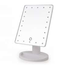 Зеркало с подсветкой 22 LED Smart Touch Mirror Белое для макияжа косметическое Сенсорное зеркальце Зеркало с подсветкой 22 LED Smart Touch Mirror Белое для макияжа косметическое Сенсорное зеркальце