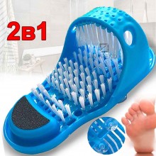 Массажер для ног Simple Slippers SS Синяя – Массажные тапочки со съемной пемзой Массажер для ног Simple Slippers SS Синяя – Массажные тапочки со съемной пемзой