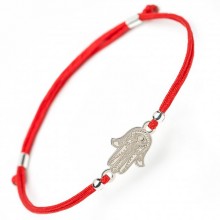 Серебряный браслет Family Tree Jewelry на красном шнурке Хамса Рука Фатимы - Hamsa Hand of Fatima Protection Evil Eye Red Rope Bracelet Серебряный браслет Family Tree Jewelry на красном шнурке Хамса Рука Фатимы - Hamsa Hand of Fatima Protection Evil Eye Red Rope Bracelet