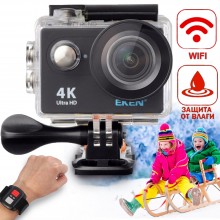 Экшн камера Action Camera EKEN H9R Чёрная водонепроницаемая с аквабоксом для подводной съемки Экшн камера Action Camera EKEN H9R Чёрная водонепроницаемая с аквабоксом для подводной съемки