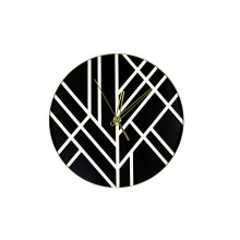 Настенные часы WawDeco Black Modern с безшумным кварцевым механизмом Настенные часы WawDeco Black Modern с безшумным кварцевым механизмом