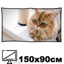 Экран для проектора PROJECTOR SCREEN 70'' 150 х 90 см Проекционный Экран в тубусе Экран для проектора PROJECTOR SCREEN 70'' 150 х 90 см Проекционный Экран в тубусе