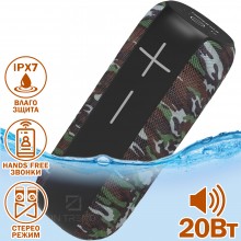 Колонка Hopestar P15 Pro Камуфляж Беспроводная Bluetooth портативная акустическая система с влагозащитой микрофоном SD TWS FM-радио Колонка Hopestar P15 Pro Камуфляж Беспроводная Bluetooth портативная акустическая система с влагозащитой микрофоном SD TWS FM-радио