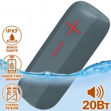 Колонка Hopestar P15 Pro Синяя Беспроводная Bluetooth портативная акустическая система с влагозащитой микрофоном SD TWS Колонка Hopestar P15 Pro Синяя Беспроводная Bluetooth портативная акустическая система с влагозащитой микрофоном SD TWS
