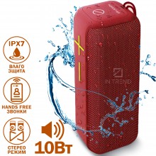 Колонка Hopestar P15 Красная Беспроводная портативная Музыкальная акустическая Bluetooth система с громкоговорителем влагозащитой FM-радио micro SD Колонка Hopestar P15 Красная Беспроводная портативная Музыкальная акустическая Bluetooth система с громкоговорителем влагозащитой FM-радио micro SD