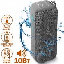 Колонка Hopestar P15 Серая Беспроводная портативная Музыкальная акустическая Bluetooth система с громкоговорителем влагозащитой FM-радио micro SD Колонка Hopestar P15 Серая Беспроводная портативная Музыкальная акустическая Bluetooth система с громкоговорителем влагозащитой FM-радио micro SD