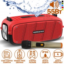 Колонка Hopestar A20 Pro Красная Беспроводная переносная влагозащищенная акустическая система Bluetooth со сабвуфером громкой связью Колонка Hopestar A20 Pro Красная Беспроводная переносная влагозащищенная акустическая система Bluetooth со сабвуфером громкой связью