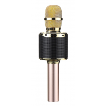 Микрофон Караоке беспроводной Magic Karaoke K318 Gold Bluetooth с подсветкой Микрофон Караоке беспроводной Magic Karaoke K318 Gold Bluetooth с подсветкой
