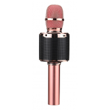 Микрофон Караоке беспроводной Magic Karaoke K318 Rose Gold Bluetooth с подсветкой Микрофон Караоке беспроводной Magic Karaoke K318 Rose Gold Bluetooth с подсветкой
